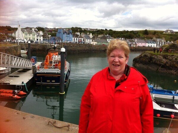 Helen along a canal