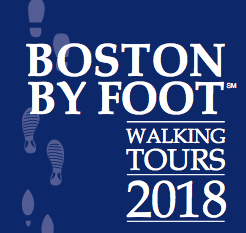 boston by foot 2018 tour poster