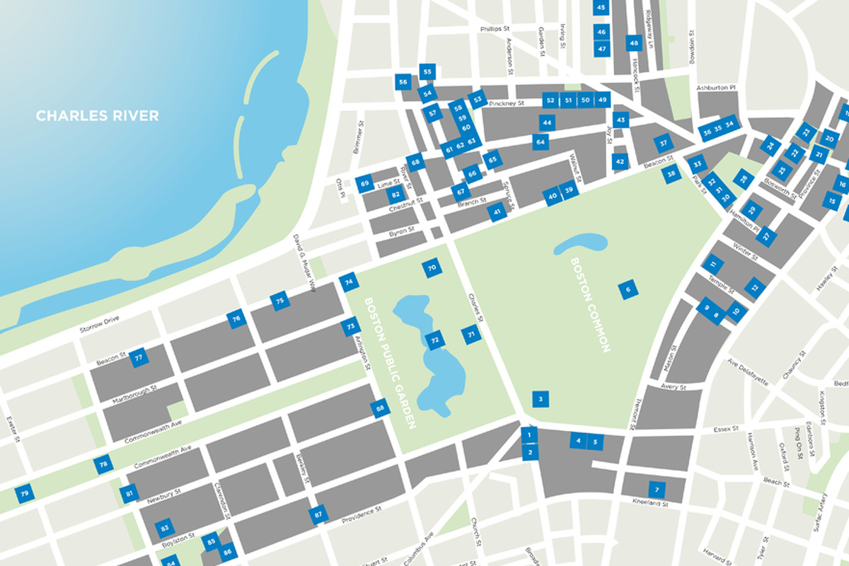 Boston Literary District Map