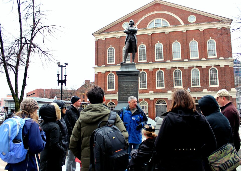 Tour at quincy market boston