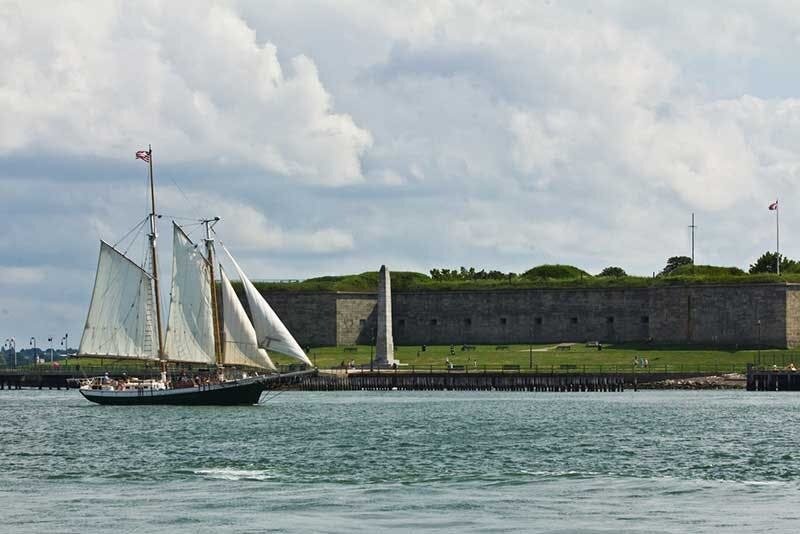 Tall Ship in Boston Harbor