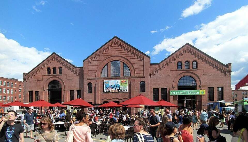 West End Street Railway's Central Power Station  now just a shell used as parking space and for events  in August 2016