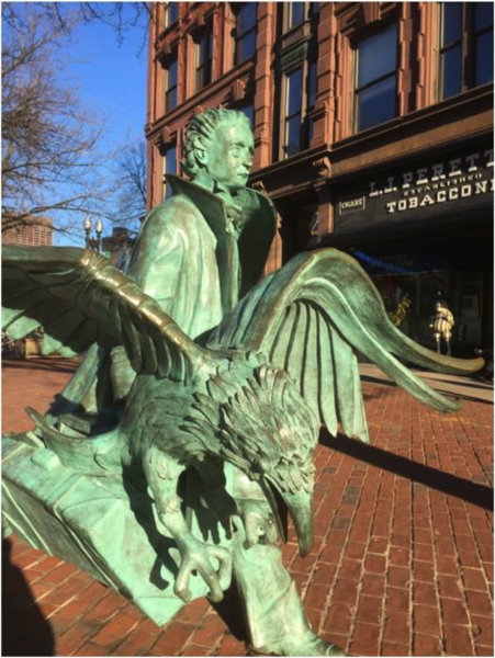 Edgar Allen Poe Statue Boston Common