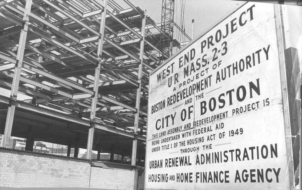 West End Project Redevelopment Sign 1960s
